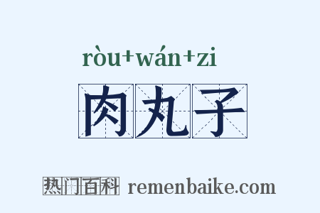 肉丸子是什么意思的图片
